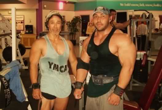 Jason Huh p�i tr�ninku s  otcem