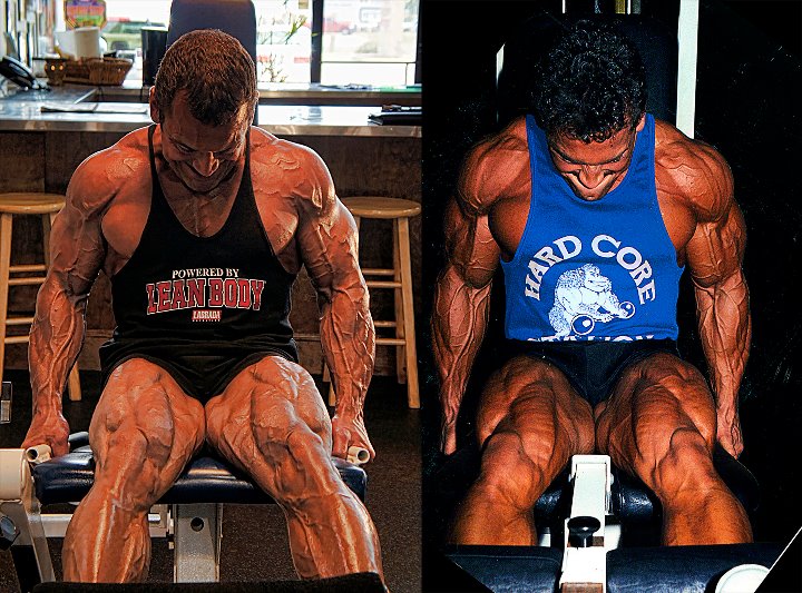Lee Labrada v roce 2011 vs. Lee Labrada v roce 1988